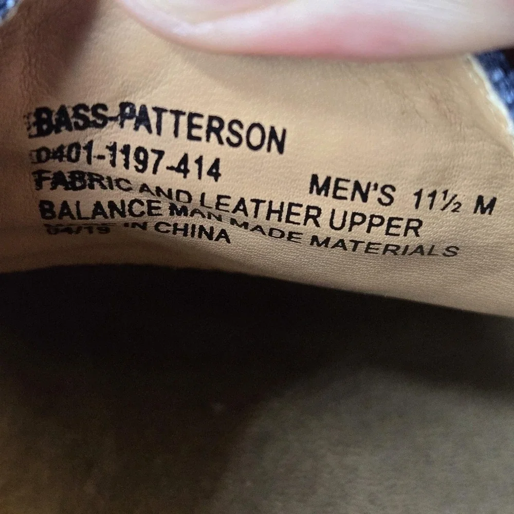 G.H. Bass & Co Patterson Shoes Mens Size 11.5 Blue Denim Sneakers 0401-1197-414